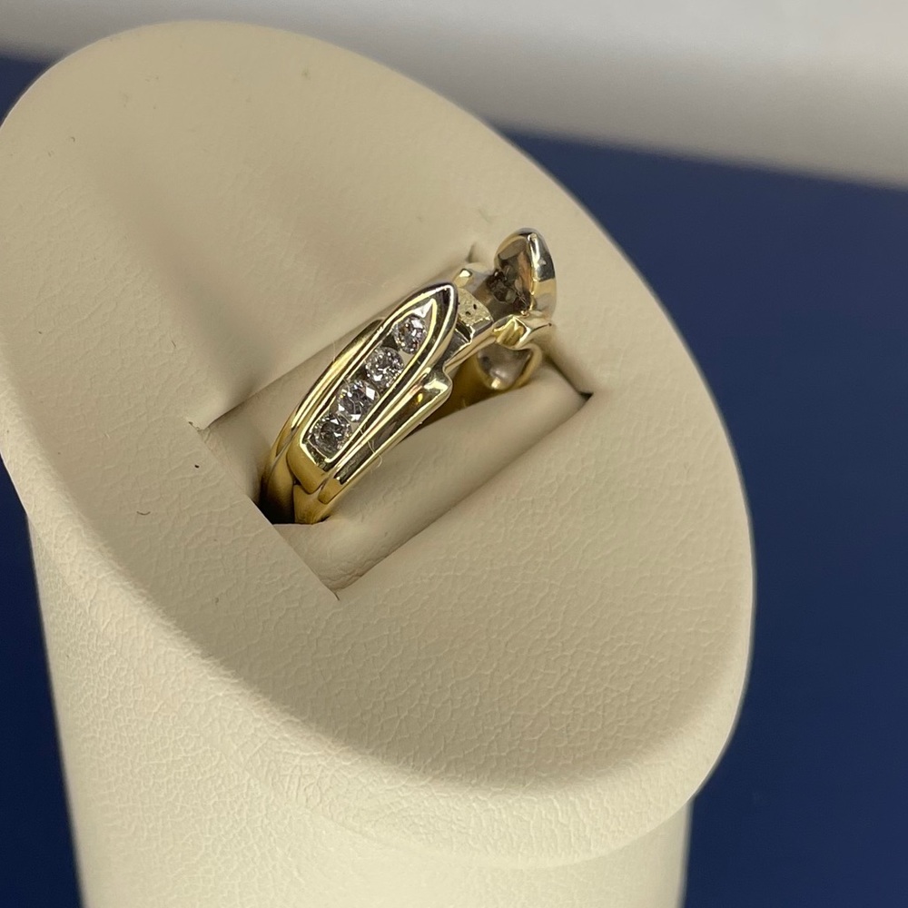 14kt Yellow gold Diamond Ring/Mounting 3/4ctdw
